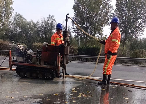 陕西高速公路下沉注浆加固